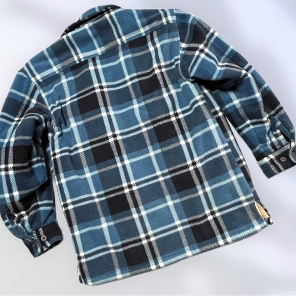 Northwest Territory Winter Coat Jacket Small Blue Plaid - Picture 9 of 16